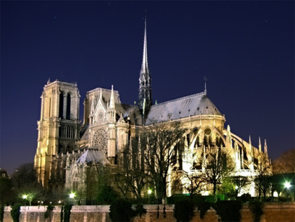 Catedral de Notre Dame  noite