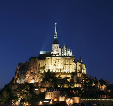 Mont Saint-Michel  noite